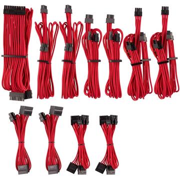 Corsair Power Supply Cable Premium Pro-Kit Type 4 Gen 4, 20-piece - red