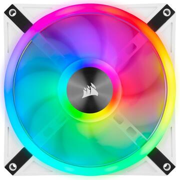 Corsair iCUE QL140 RGB 140x140x25, case fan (white, single fan without controller)