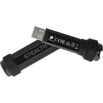 Memorie USB Corsair Flash Survivor Stealth 1 TB USB flash drive (black, USB-A 3.2 Gen 1)