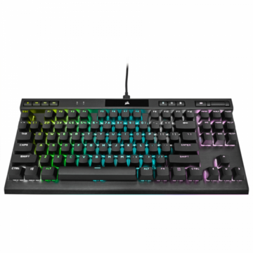 Tastatura Corsair K70 RGB TKL CHAMPION SERIES, MX SPEED, Black