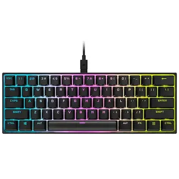Tastatura Corsair K65 RGB MINI, CHERRY MX SPEED, Black