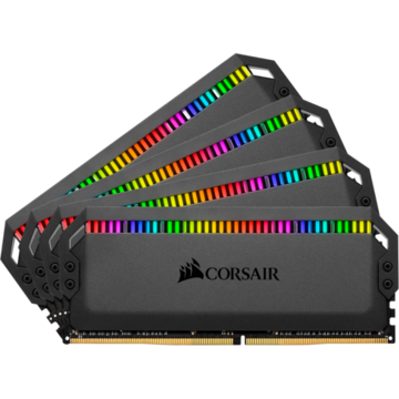 Memorie CORSAIR Dominator Platinum DDR4 32GB 4x8GB 3200MHz DIMM CL16 RGB 1.35V XMP 2.0