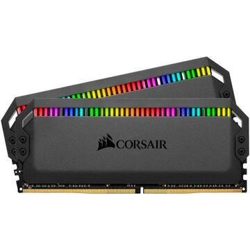 Memorie CORSAIR Dominator Platinum DDR4 16GB 2x8GB 3200MHz DIMM CL16 RGB 1.35V XMP 2.0