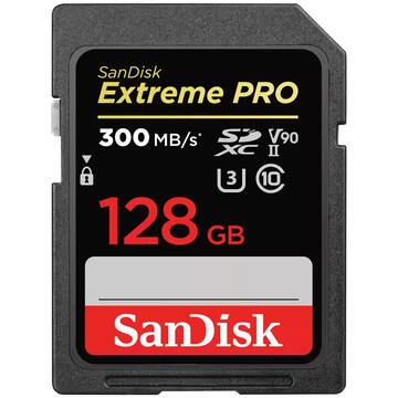 Card memorie SanDisk Extreme PRO  128 GB SDXC UHS-II Class 10
