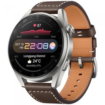 Smartwatch Huawei Watch 3 Pro Brown Leather Strap