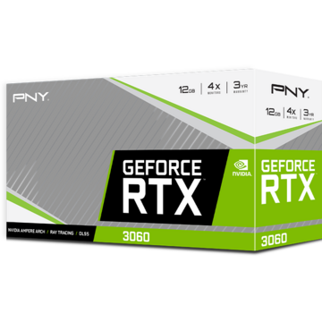 Placa video PNY GeForce RTX3060 12GB DUAL FAN GDDR 6