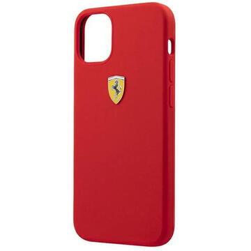 Husa Ferrari Husa On Track Silicone iPhone 12 / 12 Pro Rosu
