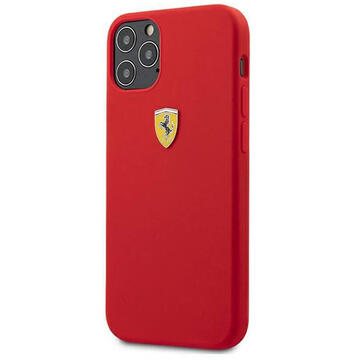 Husa Ferrari Husa On Track Silicone iPhone 12 Pro Max Rosu