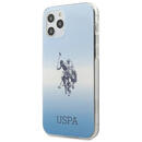 Husa US Polo Assn Husa Gradient Collection iPhone 12 / 12 Pro Albastru