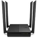 Router wireless TP-LINK 1200Mbps, MU-MIMO, 4 porturi Gigabit, 4 antene externe, Dual Band AC1200