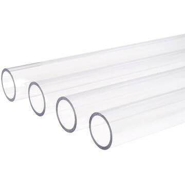 Alphacool ice pipe HardTube PETG pipe, 80cm 16/13mm, clear, 4-pack (18515)