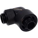 Alphacool Eiszapfen 90° hose fitting 1/4" on 16/10mm, black - 17236