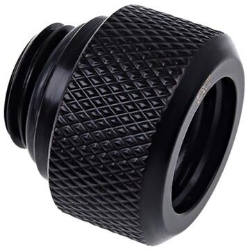 Alphacool Eiszapfen pipe connection 1/4" on 13mm, black - 17262