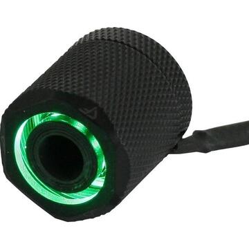 Nanoxia CF Hard Tube LED green G1 / 4 " 16mm