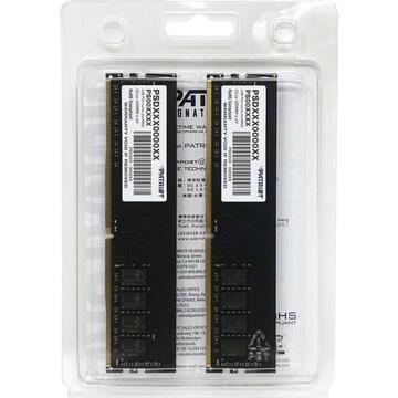 Memorie Patriot DDR4 -  16 GB -3200 - CL - 22 - Dual Kit, Signature Line (black, PSD416G3200K)