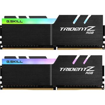 Memorie G.Skill DDR4 -16 GB - 4400 - CL - 16 - Dual Kit, RAM (black, F4-4400C16D-16GTZR, Trident Z RGB)