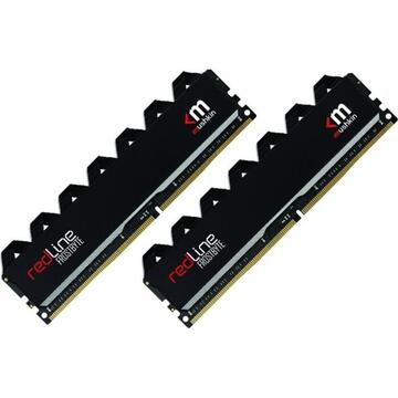 Memorie Mushkin DDR4 - 16 GB -3200 - CL - 16 - Dual Kit, RAM (black, MRC4U320GJJM8GX2, Redline)