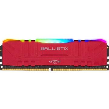 Memorie Crucial DDR4 -16 GB -3200 - CL - 16 - Dual Kit, RAM (red, BL2K8G32C16U4RL, Ballistix RGB, Retail)