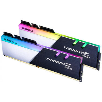 Memorie G.Skill DDR4 -16 GB -3800 - CL - 18 - Dual Kit, RAM (black / white, F4-3800C18D-16GTZN, Trident Z Neo)