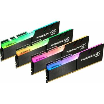 Memorie G.Skill DDR4 - 64 GB -3600 - CL - 14 - Quad-Kit, RAM (black, F4-3600C14Q-64GTZR, Trident Z RGB)