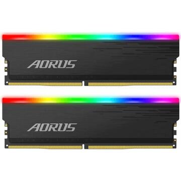 Memorie Gigabyte DDR4- 16GB - 3733 - CL - 18 AORUS RGB Dual Kit