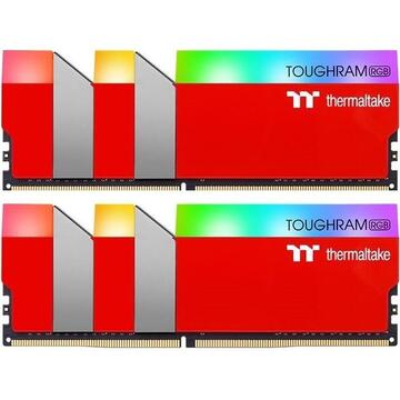 Memorie Thermaltake DDR4 16GB 3600 - CL - 18 Toughram RRG Dual Kit red - Limited Edition Racing Red