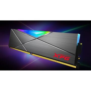 Memorie ADATA DDR4 16GB 3600 - CL - 18 Dual Kit XPG D50 grey - RGB light strip
