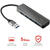 Trust Halyx Aluminium 4-Port USB 3.2 Hub USB-A 3.1 Gen 1 4x USB-A 3.2 Gen 1 Grey