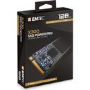 SSD EMTEC X300 M.2  Power Pro 128 GB, Solid State Drive (M.2 2280, NVMe PCIe Gen 3.0 x4)