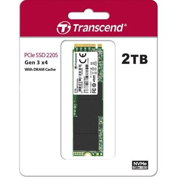 SSD Transcend 220S 2 TB, (PCIe Gen3 x4, M.2 2280)