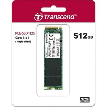 SSD Transcend 512GB 112S 1700/1500 2280 M.2 - PCIe