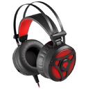 Casti Genesis NEON 360 STEREO Gaming Headset, Wired, Microphone, Black/Red