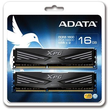 Memorie ADATA DDR3 16GB 1600-9 XPG V1.0 black Dual