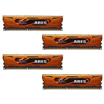 Memorie G.Skill DDR3 32GB 1600-10 Ares LowProfile Quad