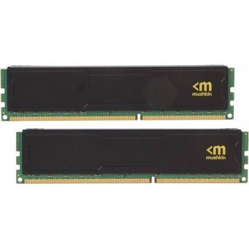Memorie Mushkin DDR3 8GB - Dual-Kit -1600-11 - Dual-Kit - Stealth Stiletto BK