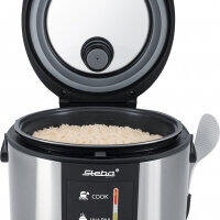 Aparat de gatit cu abur Steba RK 3 Rice cooker 3.5 L 700 W Black Stainless steel