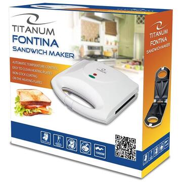 Sandwich maker ESPERANZA ESP-TKT006W 1000W FONTINA White