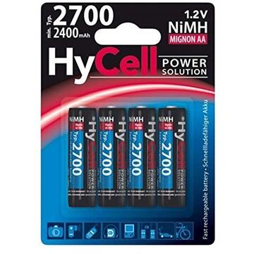 HyCell NiMh battery Mignon AA type 2700mAh - 4 blister