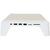 Fast Charging USB HUB wooden monitor stand POUT EYES 7 white