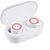 TWS-C12 Casti Power Bank Bluetooth White &amp; Red