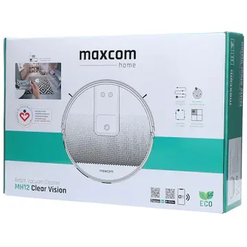 Aspirator Maxcom MH12 Clear Vision Robot Vacuum Cleaner, Alb