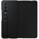 Leather Flip Cover Samsung pentru Galaxy Fold 3 Black