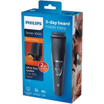 Aparat de barbierit Philips BT3226/14, 20 setari, 0.5 - 10 mm, Durata de functionare/Incarcare 60 de minute, Negru
