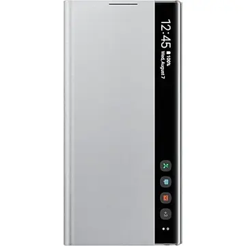 Clear View Cover Samsung pentru Galaxy Note 10 N970 Silver
