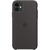 Silicone Case Apple iPhone 11 Negru
