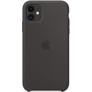 Silicone Case Apple iPhone 11 Negru