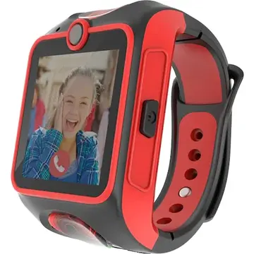Smartwatch MyKi Smartwatch Junior 3G cu apel video, Negru cu Rosu