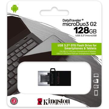 Memorie USB Kingston KS USB 128GB DT MDUO3 G2 USB 3.2