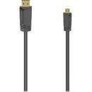 Hama High-Speed HDMI™ Cable, Type-A Plug - Type-D Plug (Micro), Ethernet, 1.5 m