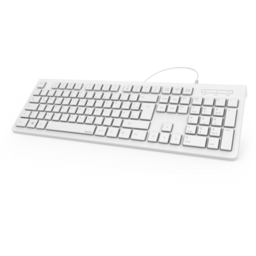Tastatura Hama "KC-200" Basic Keyboard, white, US